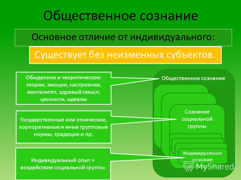 Общественное сознание обществознание 11 класс