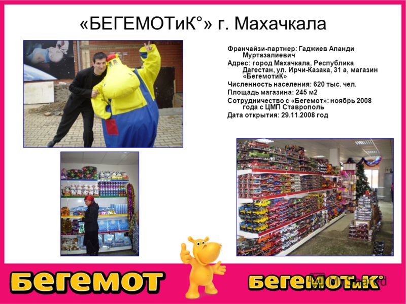 Магазин Бегемотик Махачкала Магазин Бегемотик Махачкала