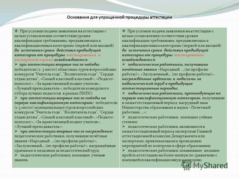 Заявление на аттестацию учителя обж