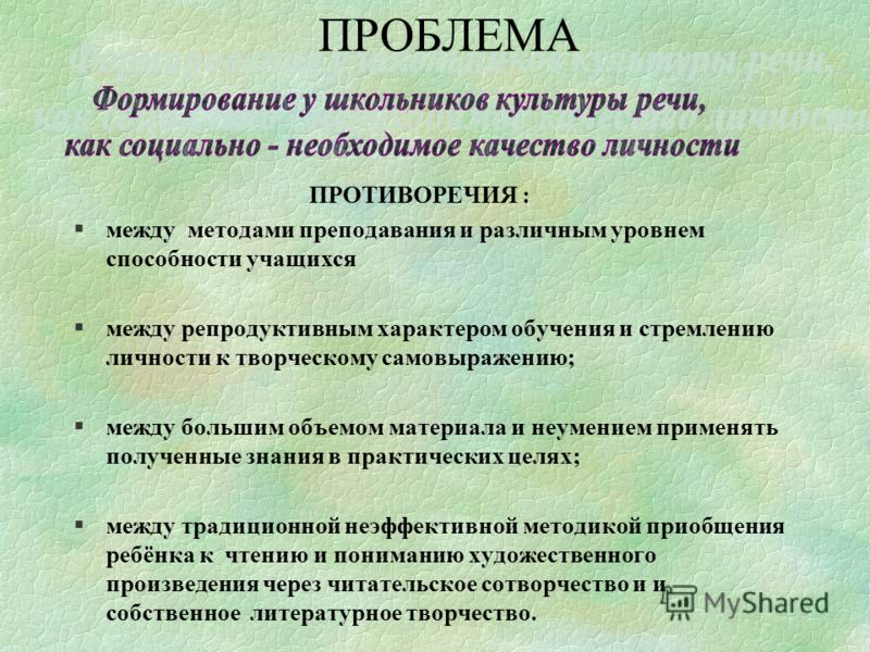 Проблемы современного русского языка проект