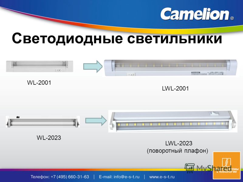Светодиодные светильники WL-2001 LWL-2001 LWL-2023 (поворотный плафон) WL-2023
