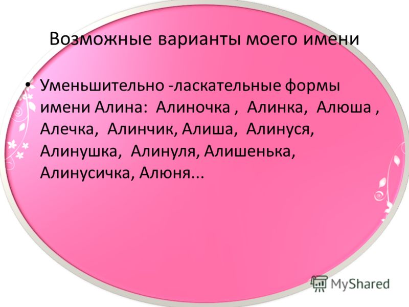 Алена имя уменьшительно ласкательное 148