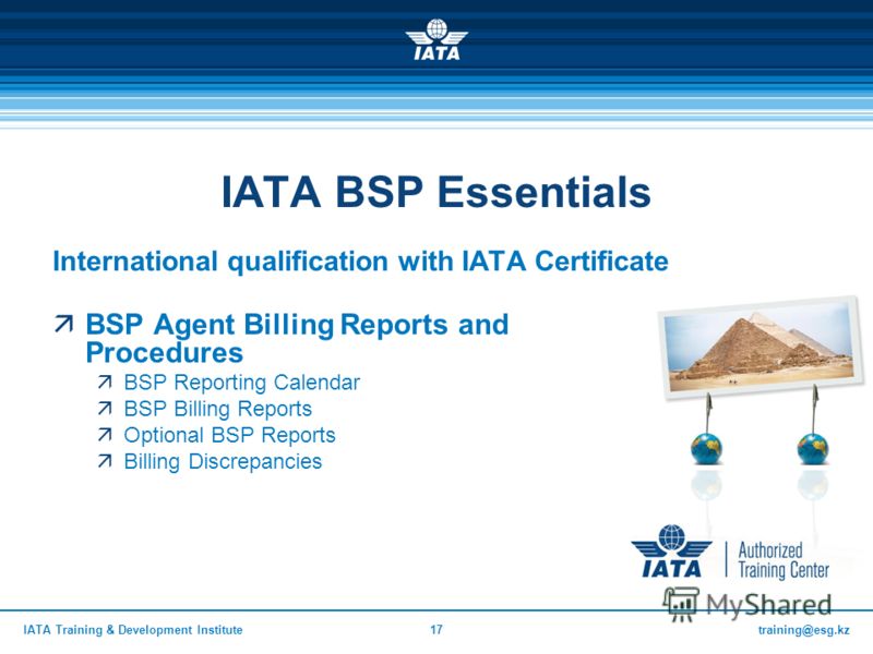 Презентация на тему "IATA ATC Expert Solution Group Almaty, Kazakhstan