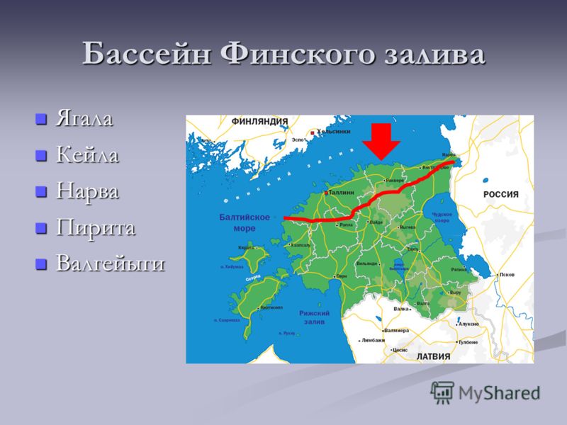 Река нарва на карте