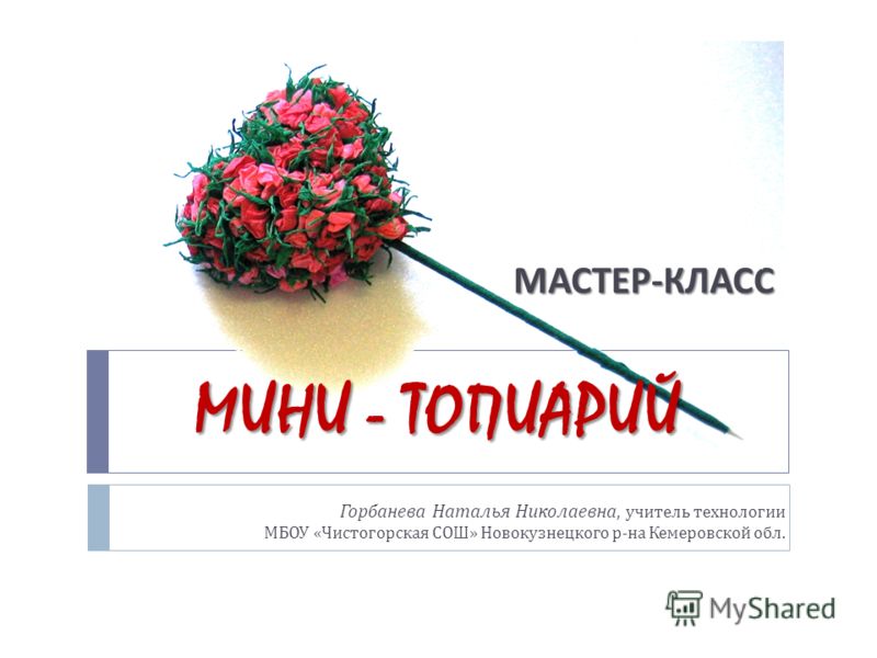 Мастер-класс учителя технологии на учитель года Мастер-класс учителя технологии на учитель года
