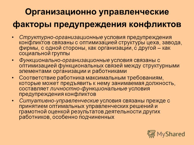 Организационные факторы связаны с Организационные факторы связаны с