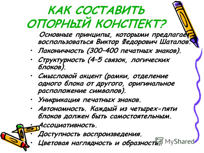 Шаталов опорный конспект