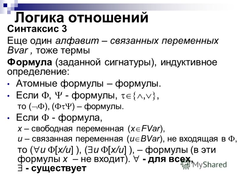 Связанная переменная свободная переменная Связанная переменная свободная переменная