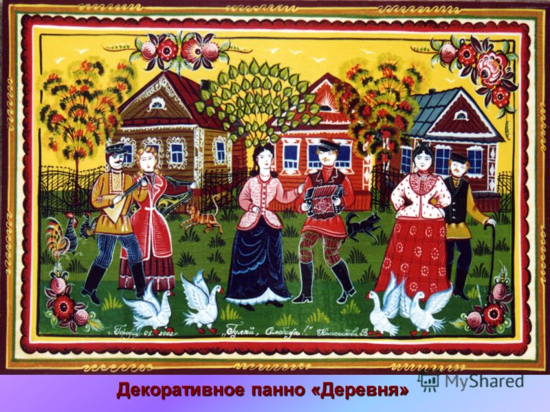 Детские работы городецкой росписи Детские работы городецкой росписи