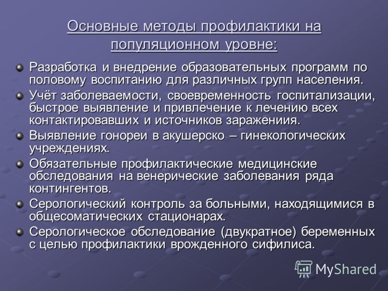 Половые инфекции - ЗППП