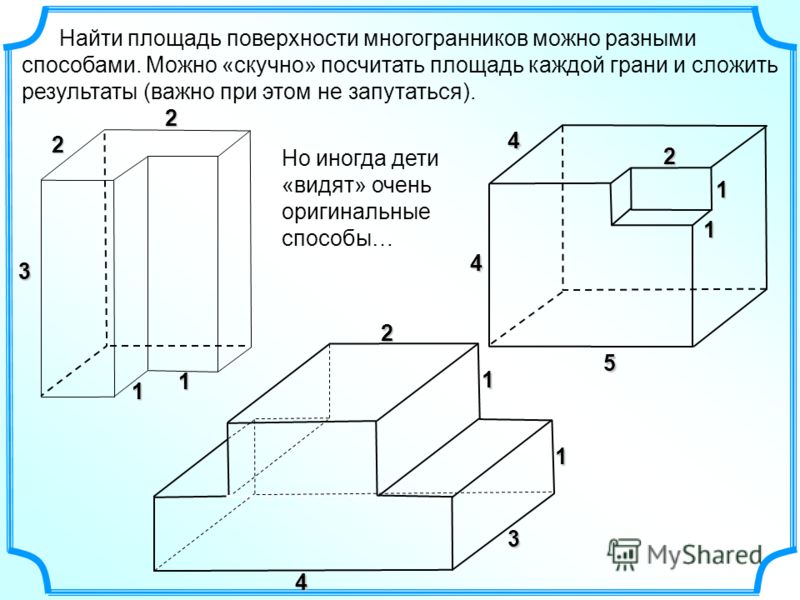 Как найти площадь пове Как найти площадь пове