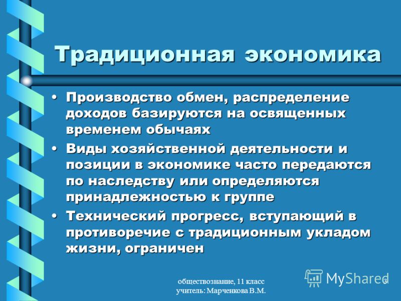 Обществознание 11 класс план урока на тему рыночные отношения в современной экономике