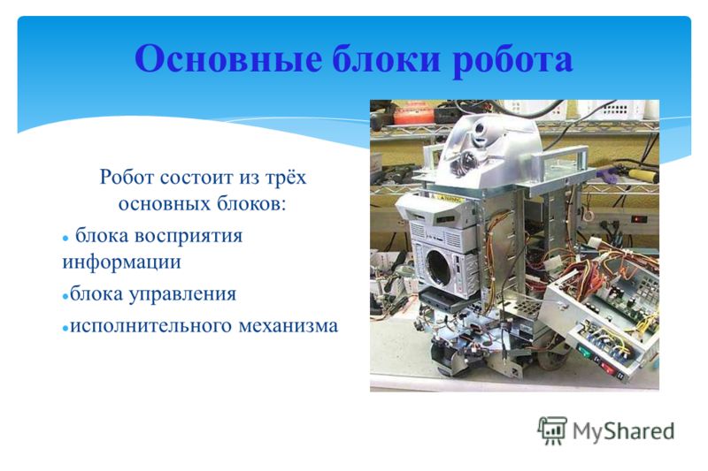 Простейшие роботы Простейшие роботы