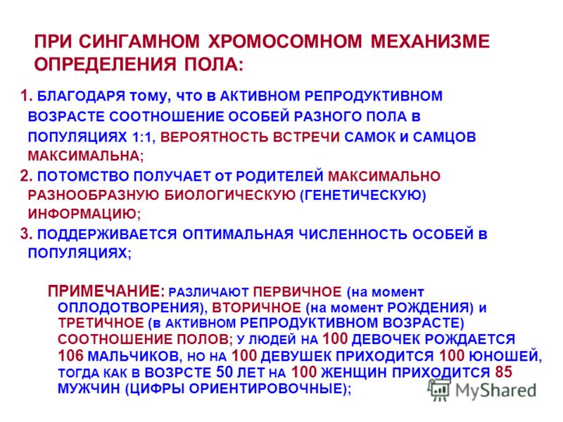 Механизмы определения пола - PascalBook.ru