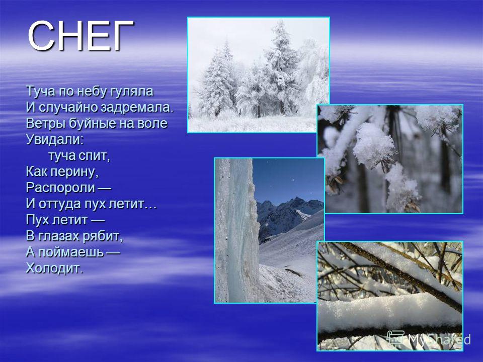 Реферат на тему снег 5565