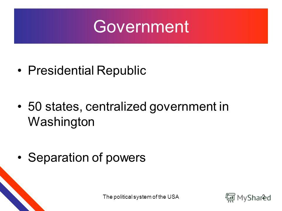 Топик: The USA: its history, geography and political system