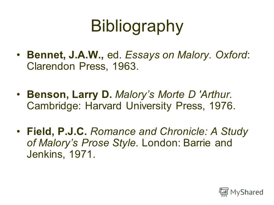 bennett essays on malory bennett essays on malory