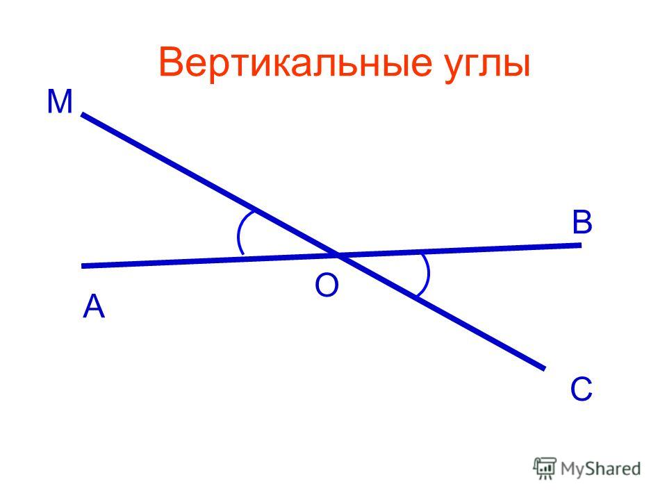 Изображенный на чертеже прямой угол