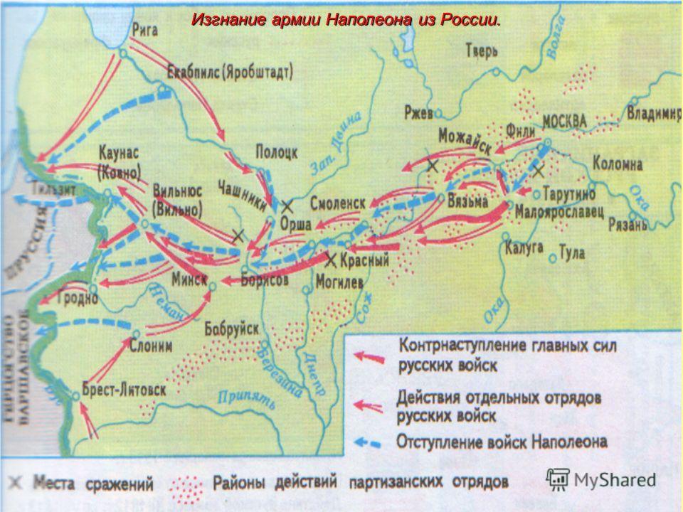 Изгнание армии Наполеона из России.