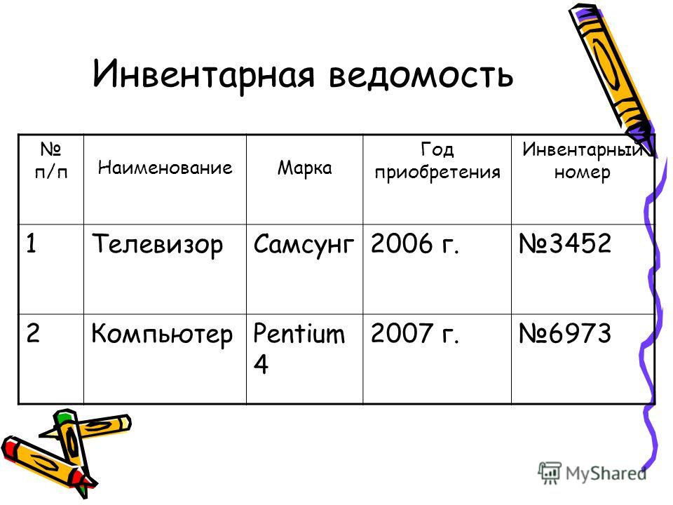 Как сделать инвентарный номер Как сделать инвентарный номер
