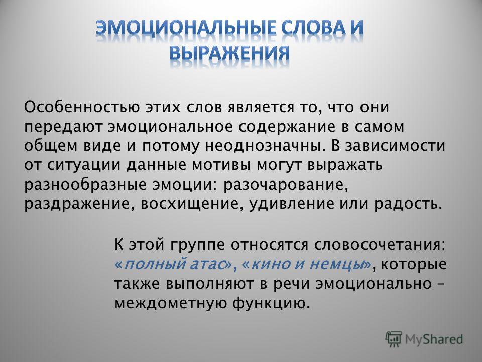 Реферат: Основные характеристики молодёжного жаргона