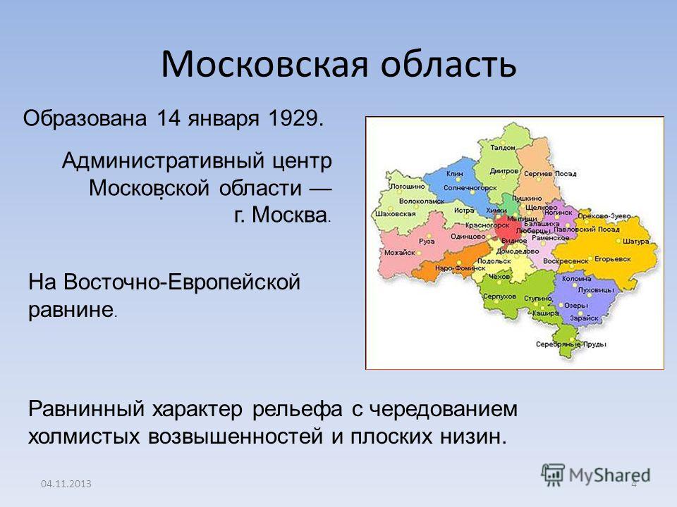 4 класс доклад на тему московская область написать