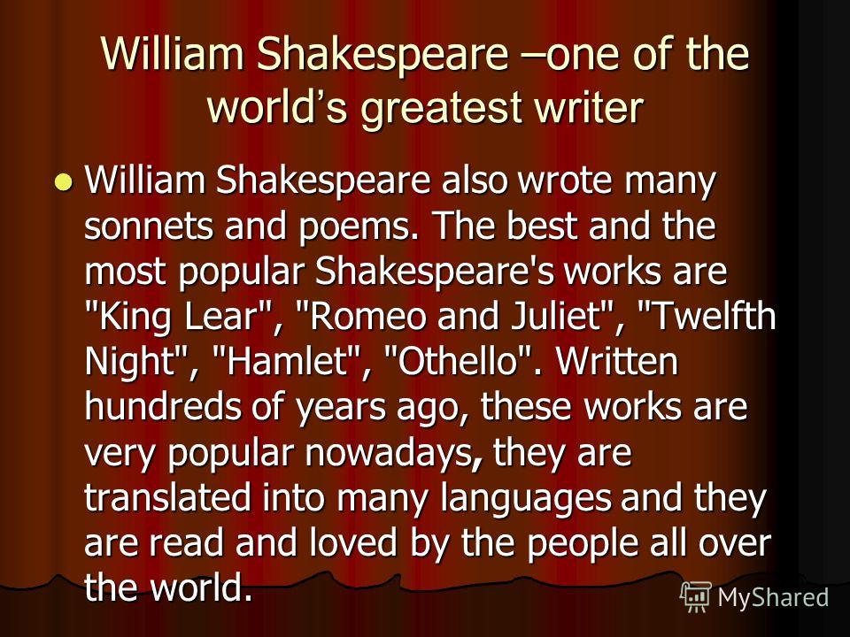 an analysis of the life of william shakespeare a famous writer Need writing essay about the life of william shakespeare order your excellent essay and have a+ grades or get access to database of 30 the life of william shakespeare. an analysis of the life of william shakespeare a famous writer Need writing essay about the life of william shakespeare order your excellent essay and have a+ grades or get access to database of 30 the life of william shakespeare.