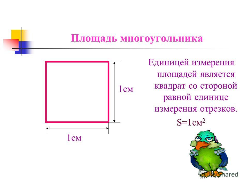 как измеряются площади многоугольников как измеряются площади многоугольников