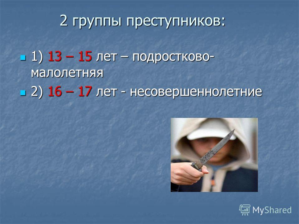 Реферат: Преступность несовершеннолетних в Новгородской области