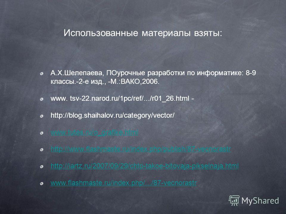 шелепаева поурочные разработки по информатике скачать