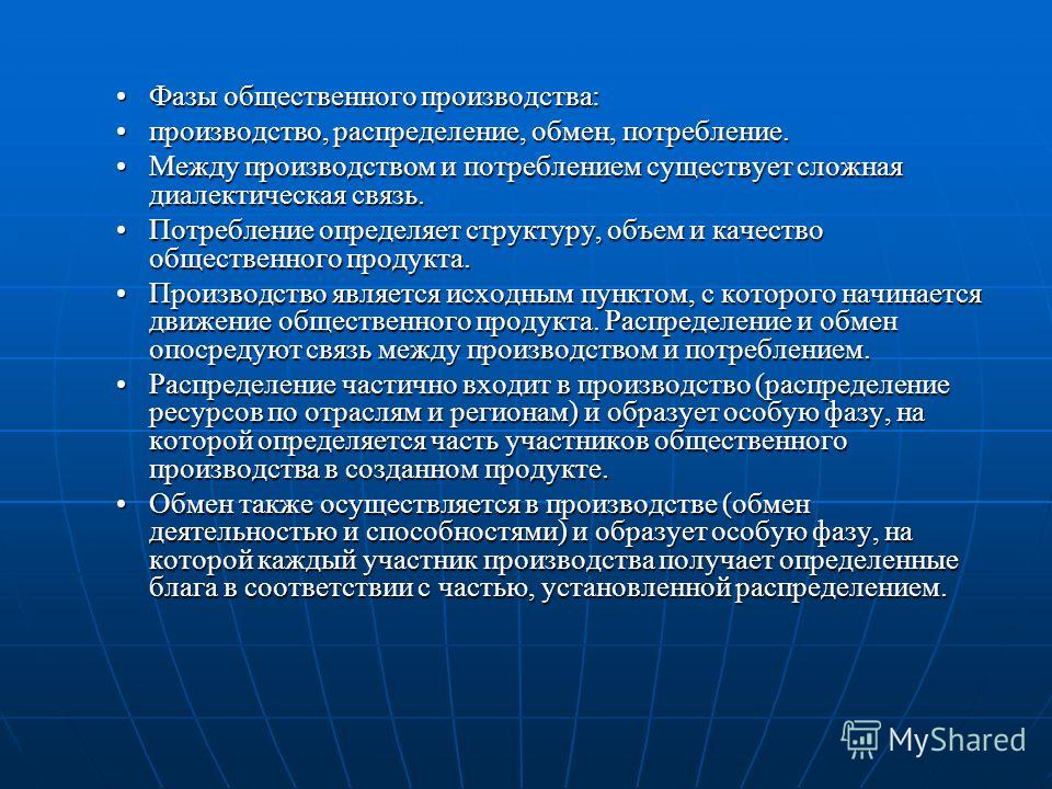 Фазы общественного производства отношения производства Фазы общественного производства отношения производства