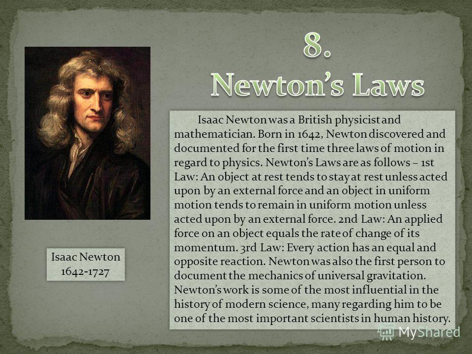 a discussion of icaac newtons laws and its importance a discussion of icaac newtons laws and its importance