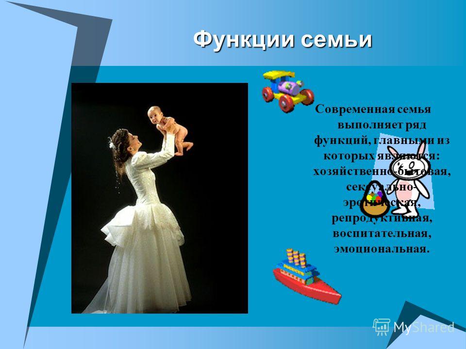 Функции семьи.влияние семейных отношений на здоровье человека Функции семьи.влияние семейных отношений на здоровье человека