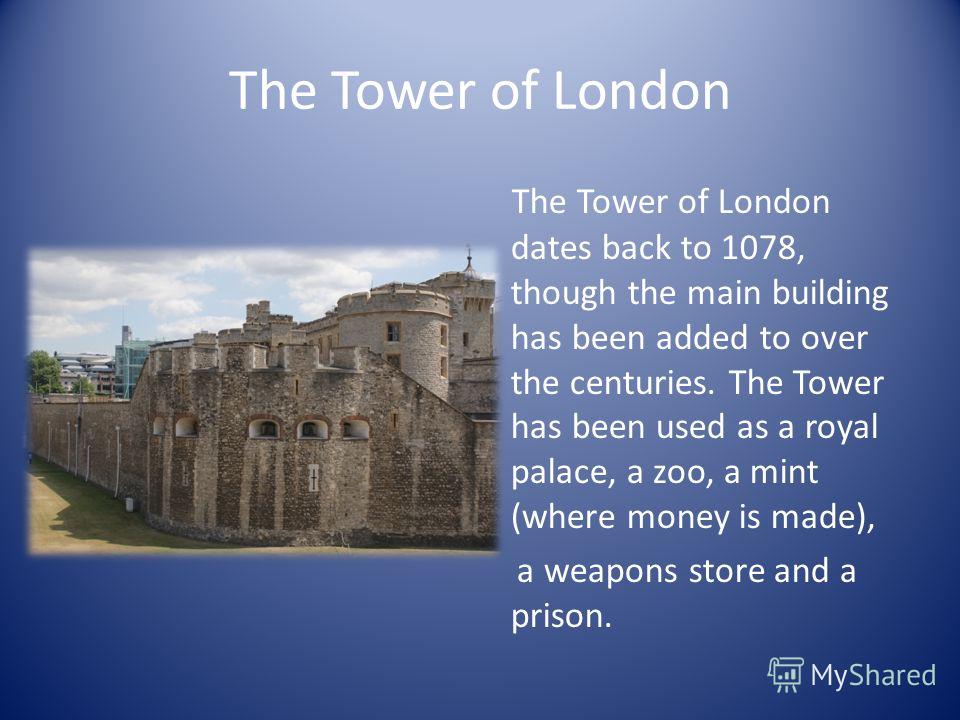 Реферат На Тему The Tower Of London