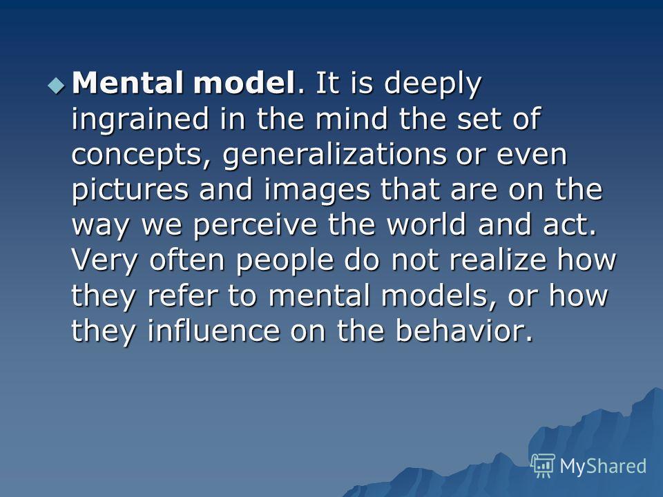 mental model mental model
