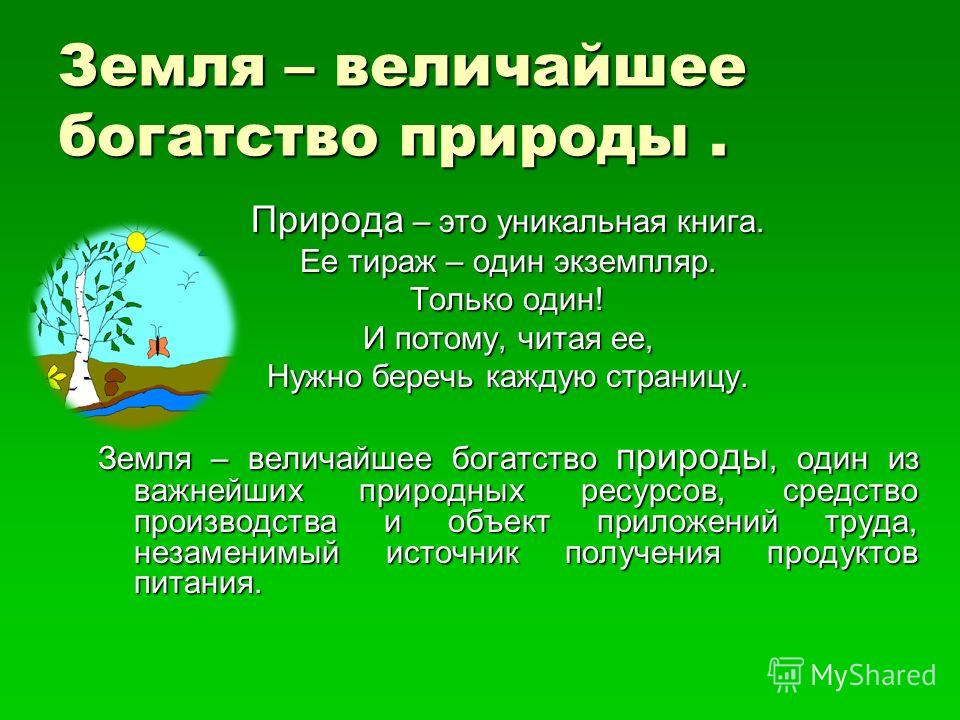 Проект о природных ресурсах