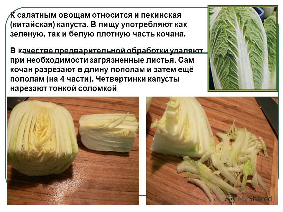 пекинская капуста как едят пекинская капуста как едят