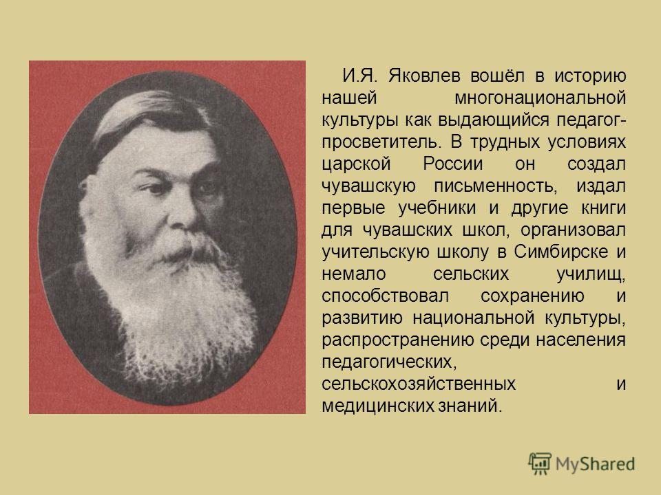 Реферат о и я яковлеве 1486