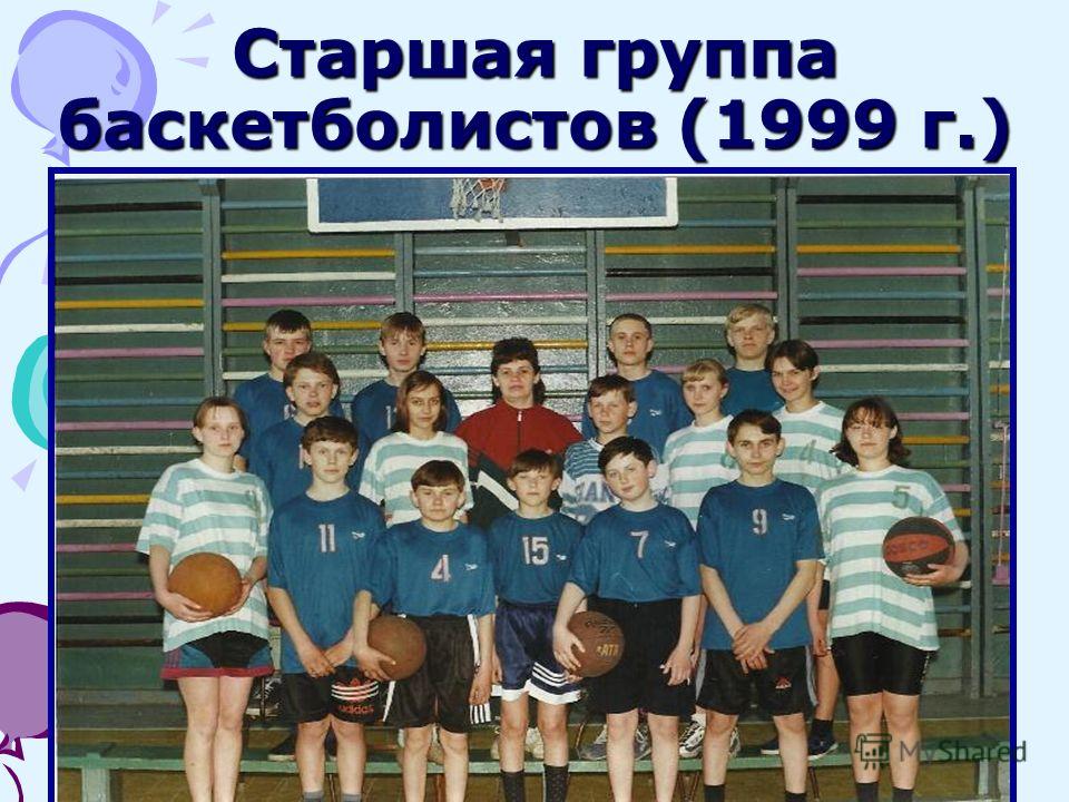 Старшая группа баскетболистов (1999 г.)