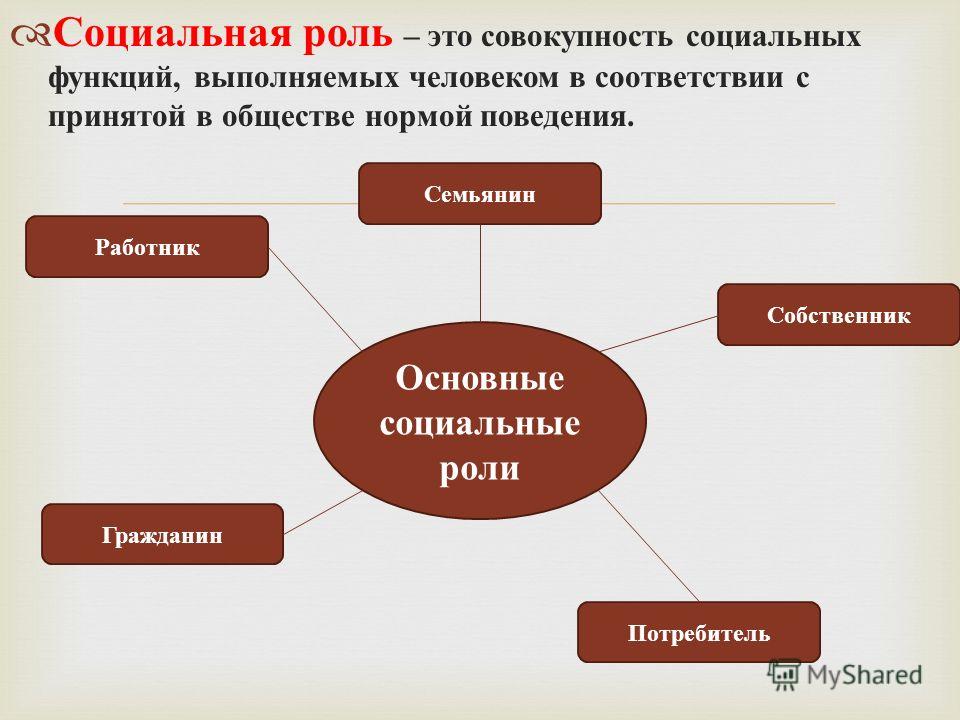 Реферат: Социальные роли в обществе