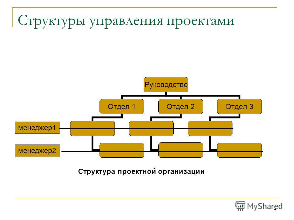 Знакомство Со Структурой Проектной Организации