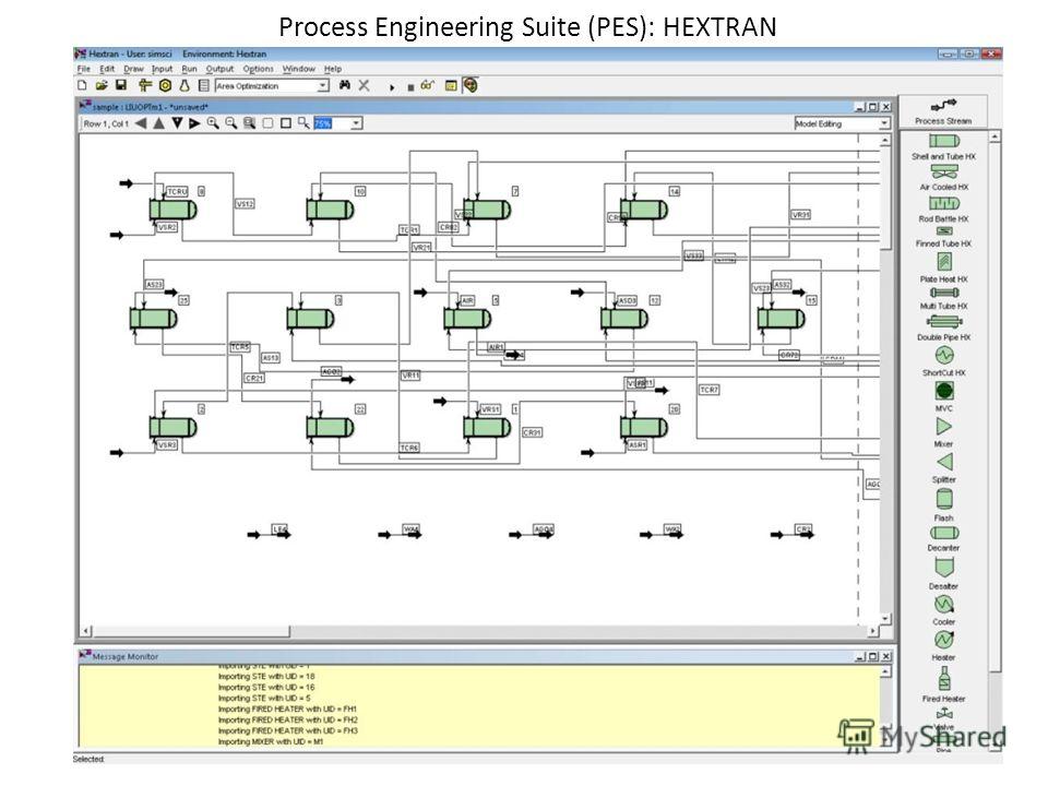 Process Engineering Suite (PES): HEXTRAN