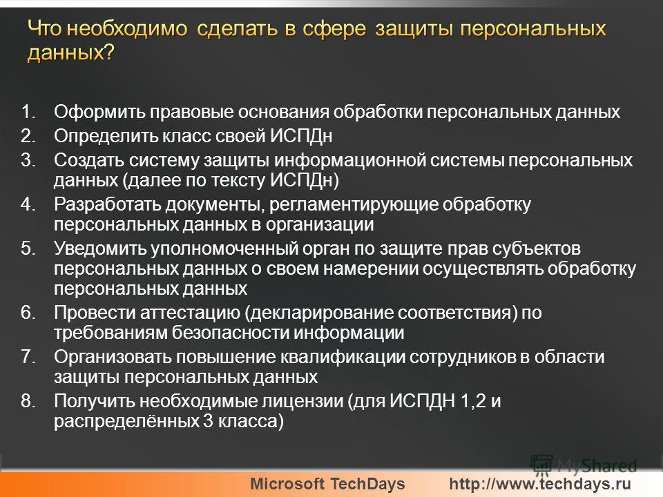 Правовые Основания Обработки Персональных Данных Интернет Магазина