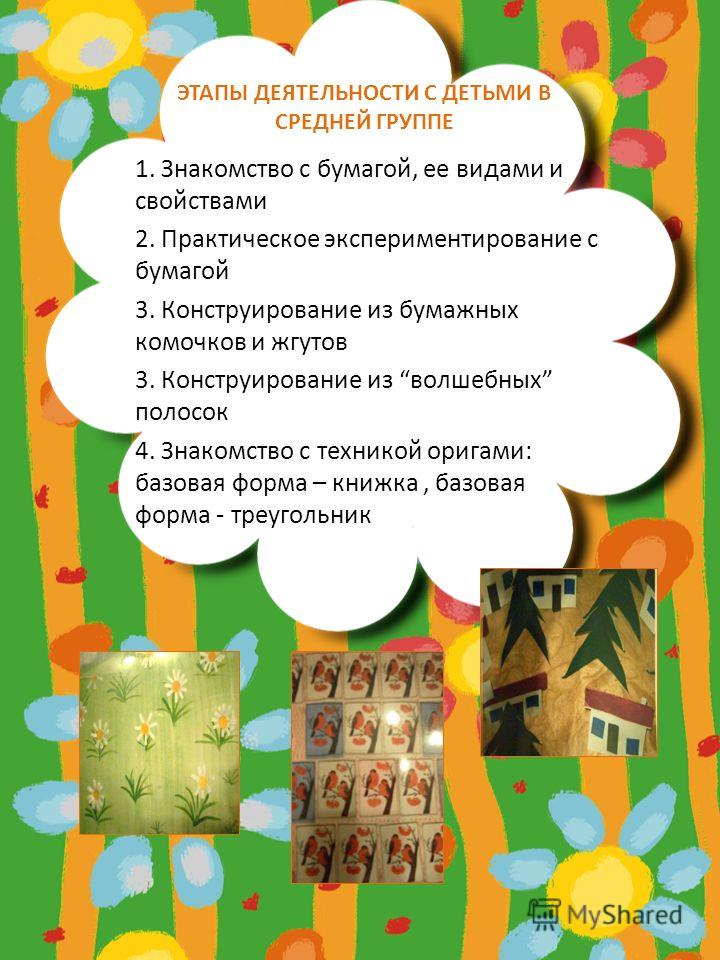 Знакомство С Бумагой Средняя Группа средняя с бумагой знакомство группа