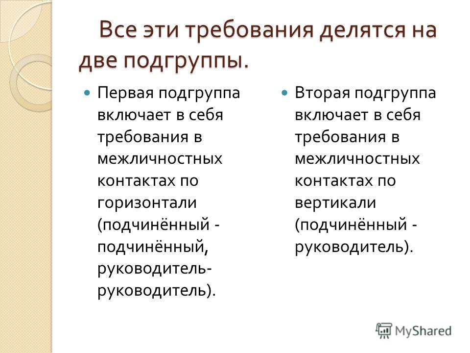 Этика служебных отношений по вертикали и горизонтали Этика служебных отношений по вертикали и горизонтали