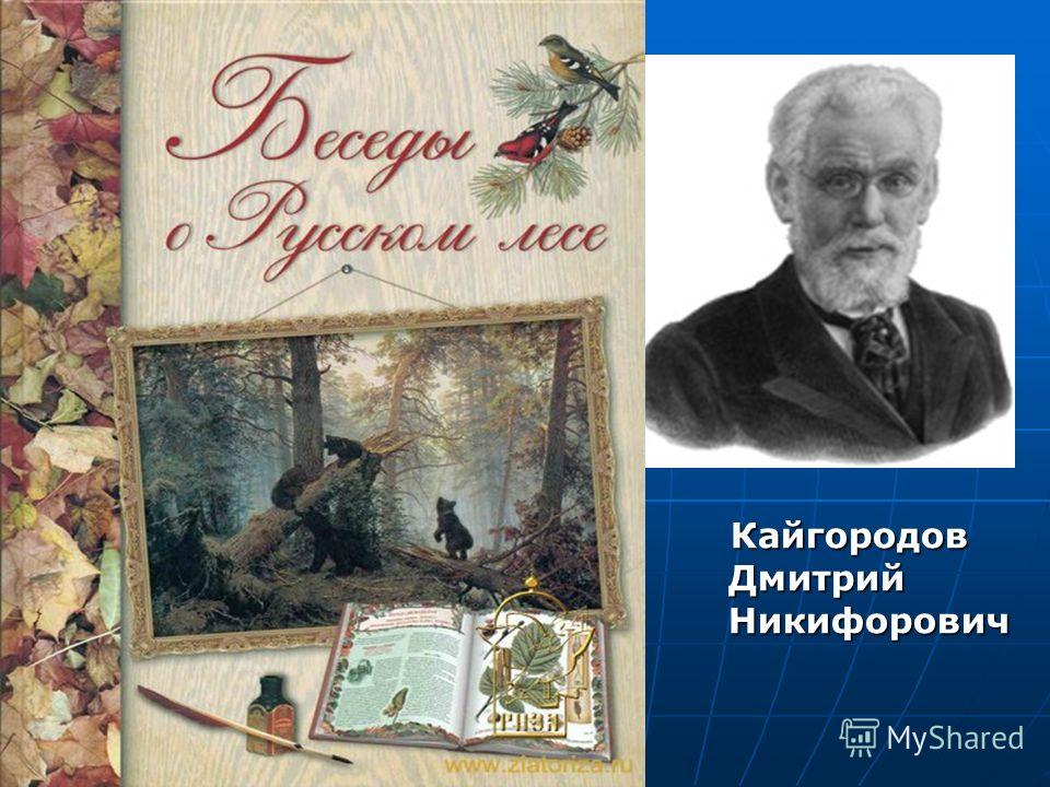 кайгородов дмитрий никифорович книги