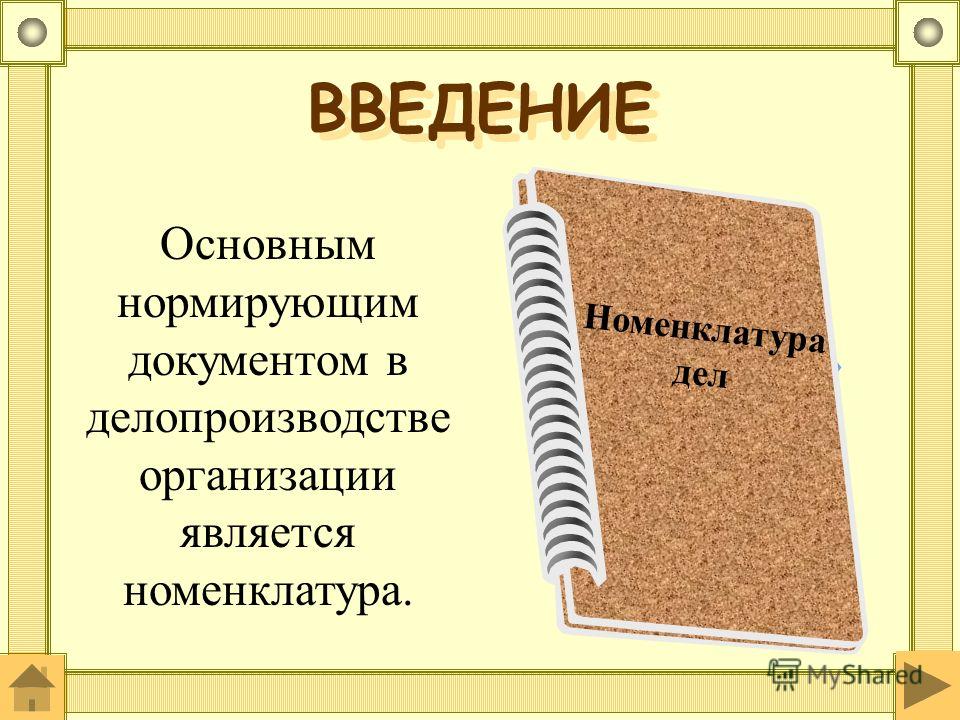 Номенклатура дел организации - презентация онлайн