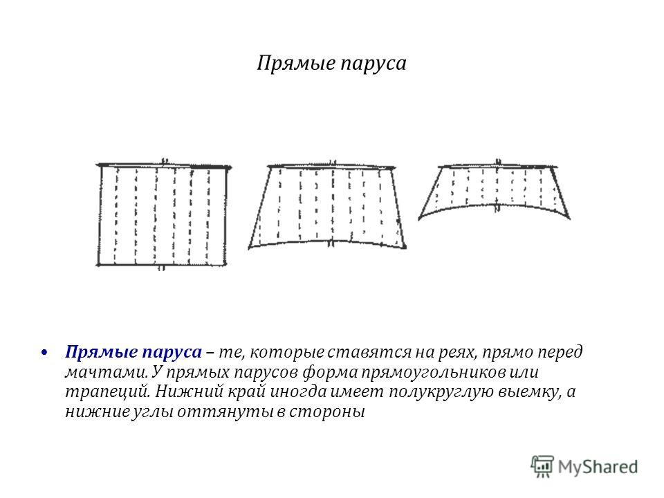Как сшить прямой парус 33