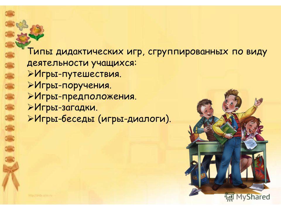 Дидактические игры на уроках русского языка 3 класс