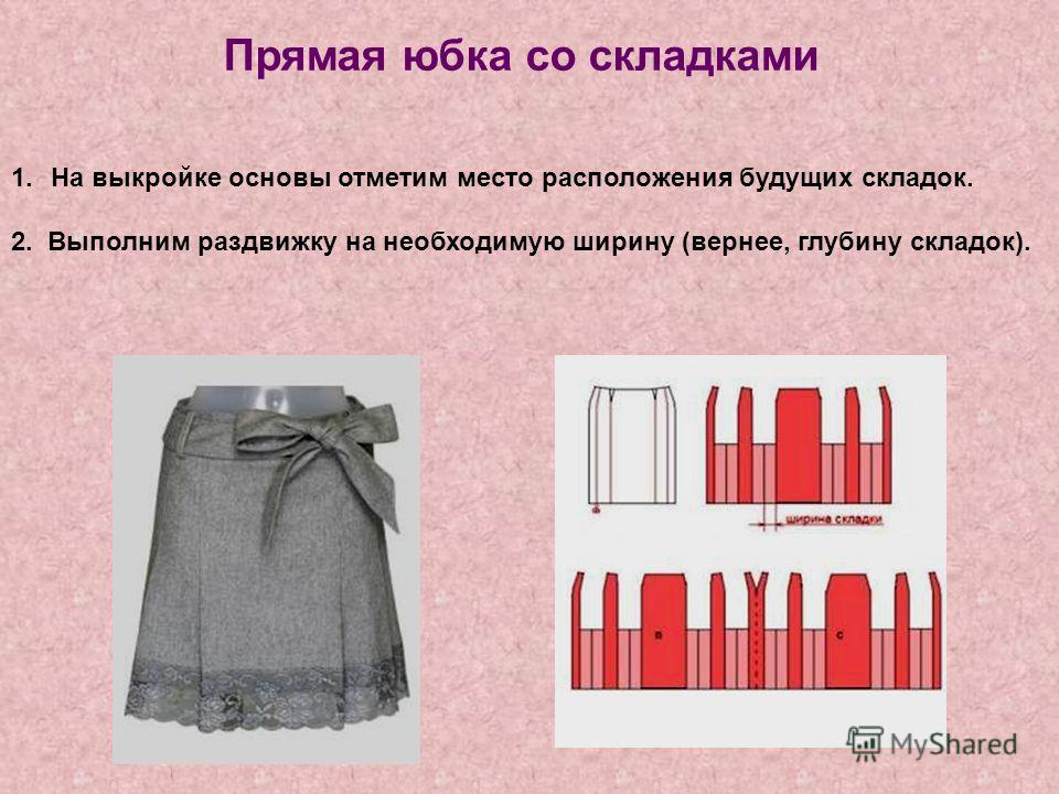 Выкройки юбки с ассиметричными складками Выкройки юбки с ассиметричными складками
